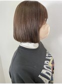 ボブ×グレージュ