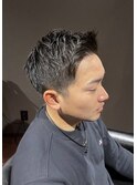 ビジネスフォーマル ツーブロックベリーショート オールバック