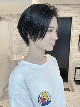 ヘアメイク シンズ レインボー(Hair Make SHIN'S RAINBOW) ショートボブ/大人巻き/ぷつっとボブ/ナチュラルモード/高松