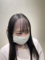 ジプソ(Gypso Hair salon)&nbsp;【 インナーバング × アッシュピンク 】