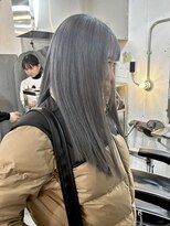 カゼ ダイカンヤマ Kaze DAIKANYAMA&nbsp;ブルーシルバー/ハイトーンロング/ペールカラー