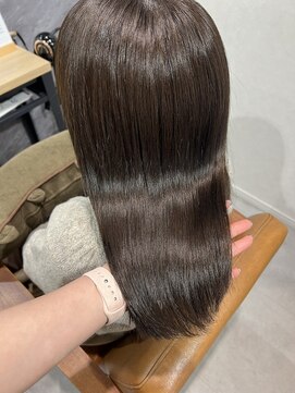 テラスヘア 新潟駅南(TERRACE hair) 【艶髪】寒色透け感カラー好きにおすすめ◇オリーブアッシュ