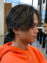 エルマーク(L-MARK) センターパートニュアンスパーマ韓国カルマパーマコンマヘア