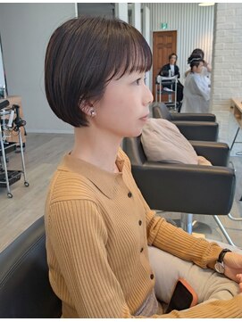 アーロン(aaron) お客様stlye☆丸みのショートボブ