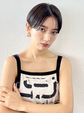 アイティーバイアルバム 八王子店(IT by ALBUM) こなれミディイメチェングレージュカラーアッシュブラック_9697