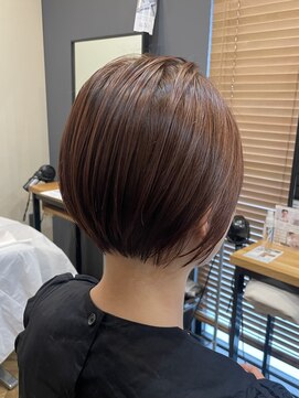 アルター(aL ter) 【ショートボブ×オレンジブラウン】前髪/鎌取/林愛華