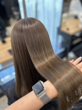 アリュウル 表参道(ALLURE) ブリーチなしダブルカラーで叶うくすみベージュ◎矢口