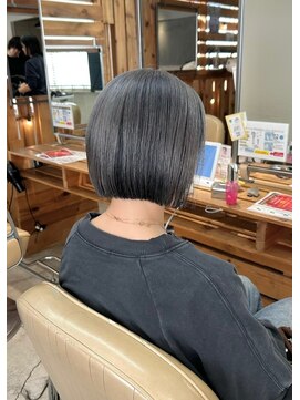 メロウマン(mellowman) ミニボブ20代30代40代ハイライトブリーチダブルカラー立川