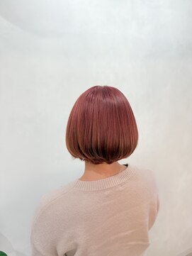 エイト プラット 渋谷2号店(EIGHT plat) ピンクベージュ　ハイトーンカラー　2/14