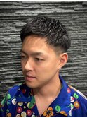 ツーブロックショート