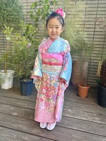 ダブル(W)&nbsp;【hair salon W】キッズ着付け&ヘアセット