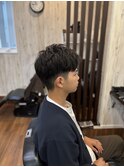 ツーブロショート