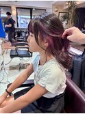色落ちが綺麗なパープル系イヤリングカラー！