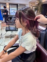 ハイマインド(HIGH MIND)&nbsp;色落ちが綺麗なパープル系イヤリングカラー！