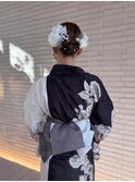 浴衣着付け&ヘアセット♪