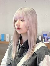 ピチカート 原宿(pizzicato) ホワイトカラー/ホワイトベージュ/顔周りレイヤー