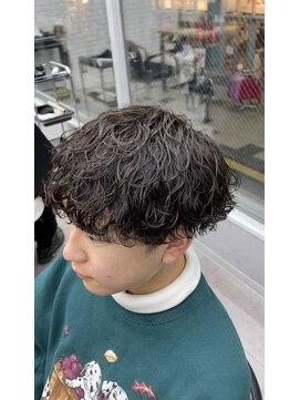 オムデュー(HOMME DEUX) 【KAITO】波巻きパーマ!