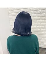 トーン(tone) ネイビーブルー/ブルーブラック/韓国ボブ