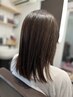 【人気No.1】メンテナンスカット＋透明感フルカラー＋10minスパ＋高保湿TR