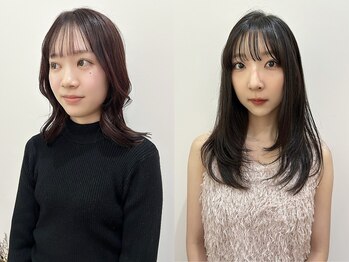 モアバイクリップス 湘南台(moa by clips)の写真/SNSで話題の韓国レイヤー×ダブルカラー。繊細な顔周りカットで、どこから見ても映える髪へ◇