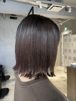 エリマ 調布(elima)&nbsp;調布ストレートパーマ レイヤーボブウルフショートベージュ
