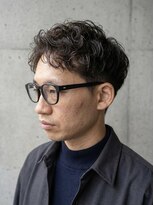 オールデイハローズ 京都駅前店(ALL DAY HELLO`S)&nbsp;メンズ・眼鏡が似合う！大人の色気無造作パーマ♯46京都駅