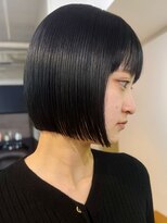 フォト 新宿三丁目(foto)&nbsp;切りっぱなしボブ/ボブ/暗髪カラー