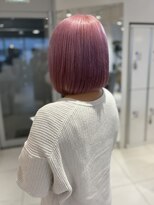 ステラ ヘア デザイン サロン(STELLA hair design salon) 桜ピンク×ボブ【浅野】
