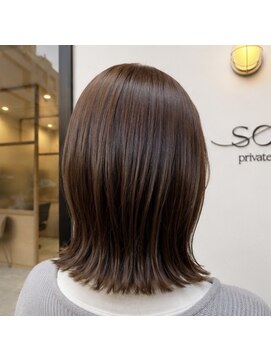 ソレイユ ホワイト(SOLEIL white) スタイリング楽ちん!切りっぱなし