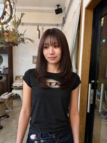 ブリッジヘアー(BRIDGE HAIR)&nbsp;【レイヤーカット/平田晶】ブラウンカラー/髪質改善