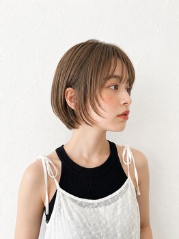 ヘアリラクゼーション ラミー(Hair Relaxation Ramie)の写真/【うるま市石川】前髪・顔周りで印象が変わる♪小顔見せも叶える似合わせカット◎