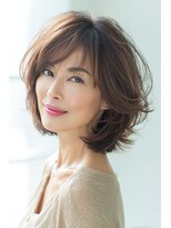 シャルマン 銀座(Charumante)&nbsp;４０代５０代大人女性◎夏色グレージュ×白髪ぼかしハイライト
