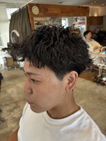 メンズカノエ 山口小郡店(Men's CANOE)&nbsp;ソフトツイスト　アップバングショート