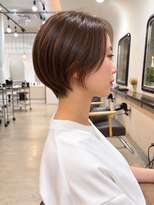 エトネ ヘアーサロン 仙台駅前(eTONe hair salon)&nbsp;艶感たっぷり大人ショートボブ