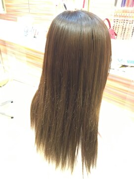 エクステンション スパイスガール(SPICE GIRL) 地毛ボブベースから  ストレートエクステ