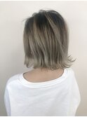 ハイライトグラデーション_ミルキーグレージュ
