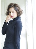 前髪なし 小顔フレンチボブ