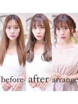 メイズ(MAZE) 【メイズ 東中野・鍛原志行】ビフォー・アフター・ヘアアレンジ