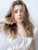 アイティー バイ アルバム 浦和店(IT by ALBUM) ラフロング_オリーブカラーハイライトカラー_27859