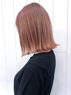 アイティー バイ アルバム 中野店(IT by ALBUM) ピンクアッシュ_オリーブカラーハイライトカラー_ba306632