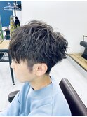 前下がりショートマッシュ