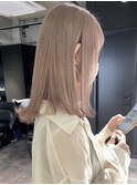 my20_ミルクティーピンクベージュ/Wカラー/艶カラー