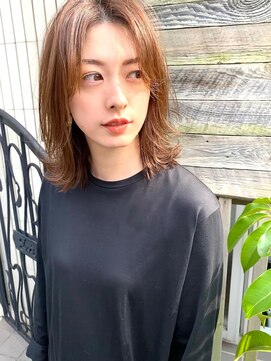 センスヘア(SENSE Hair) 大人可愛いミディアムレイヤー♪