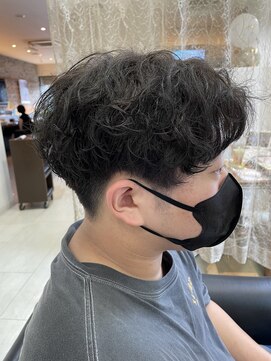 パシフィックダズールコパン(Pacific Dazzle copain) メンズ センターパート マッシュ