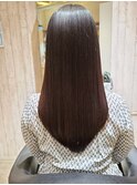うるツヤカラー黒髪暗髪ストレート髪質改善ハリウッドTR大人
