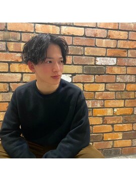 ヒロギンザ 六本木店(HIRO GINZA) スパイラルセンター分けスタイル