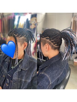 エクステンションマーク(Extension MARK) MENSツーブロbraids