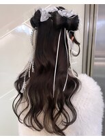 アクシス 栄ガスビル店(`AXIS) 【 HIYORI 】" リボンで作るハーフアップヘア "