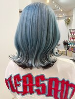 グーフィートーキョー 銀座(Goofy Tokyo)&nbsp;Gooy銀座/逆インナーカラー/水色/スカイブルー/東京