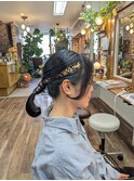 タイトヘアアレンジ